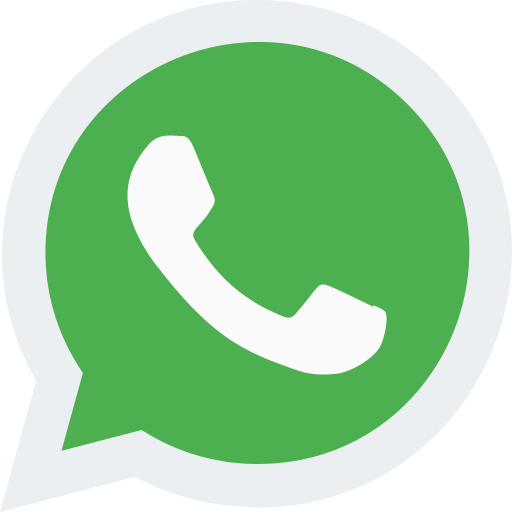 Logotipo de WhatsApp en fondo verde con un icono de teléfono en color blanco.